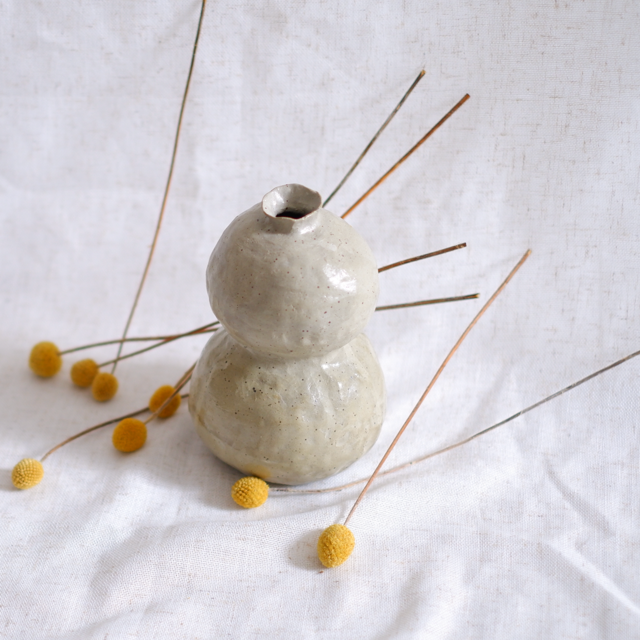 Vanilla Bean Peanut Bud Vase