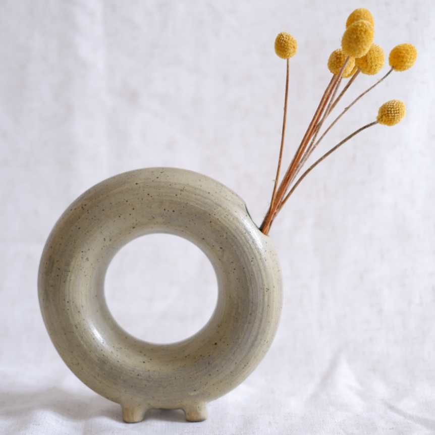 Vanilla Bean Donut (Vase)