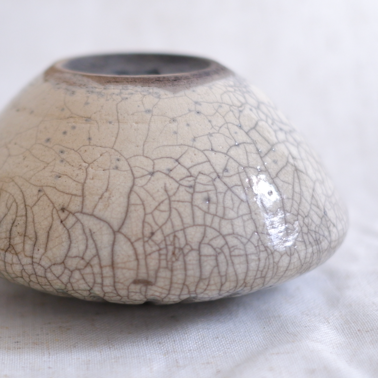 Blue Sun Donut Vase