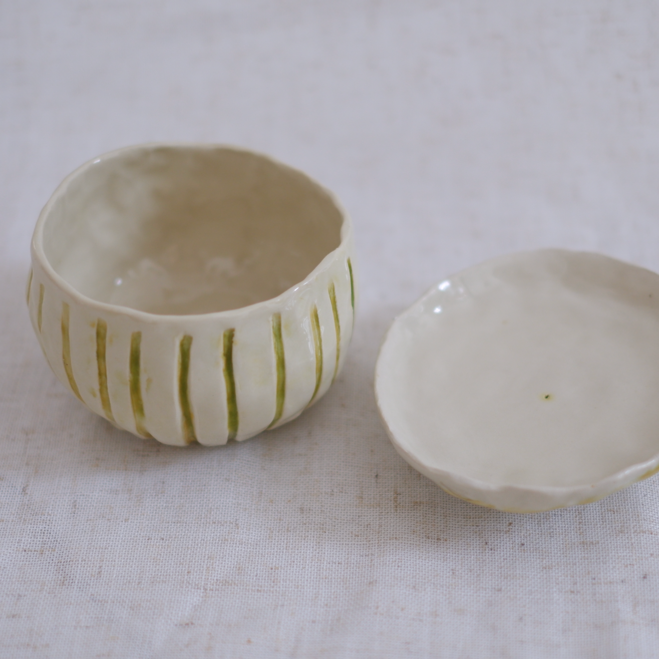 Boîte crème de citron vert pincée