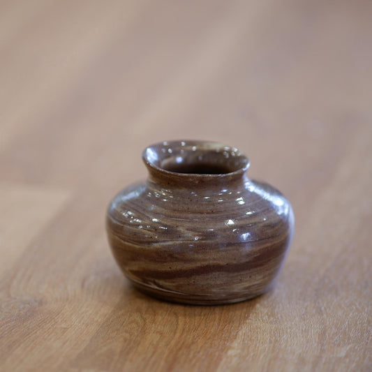 Tiny Dark Chocolate Vase