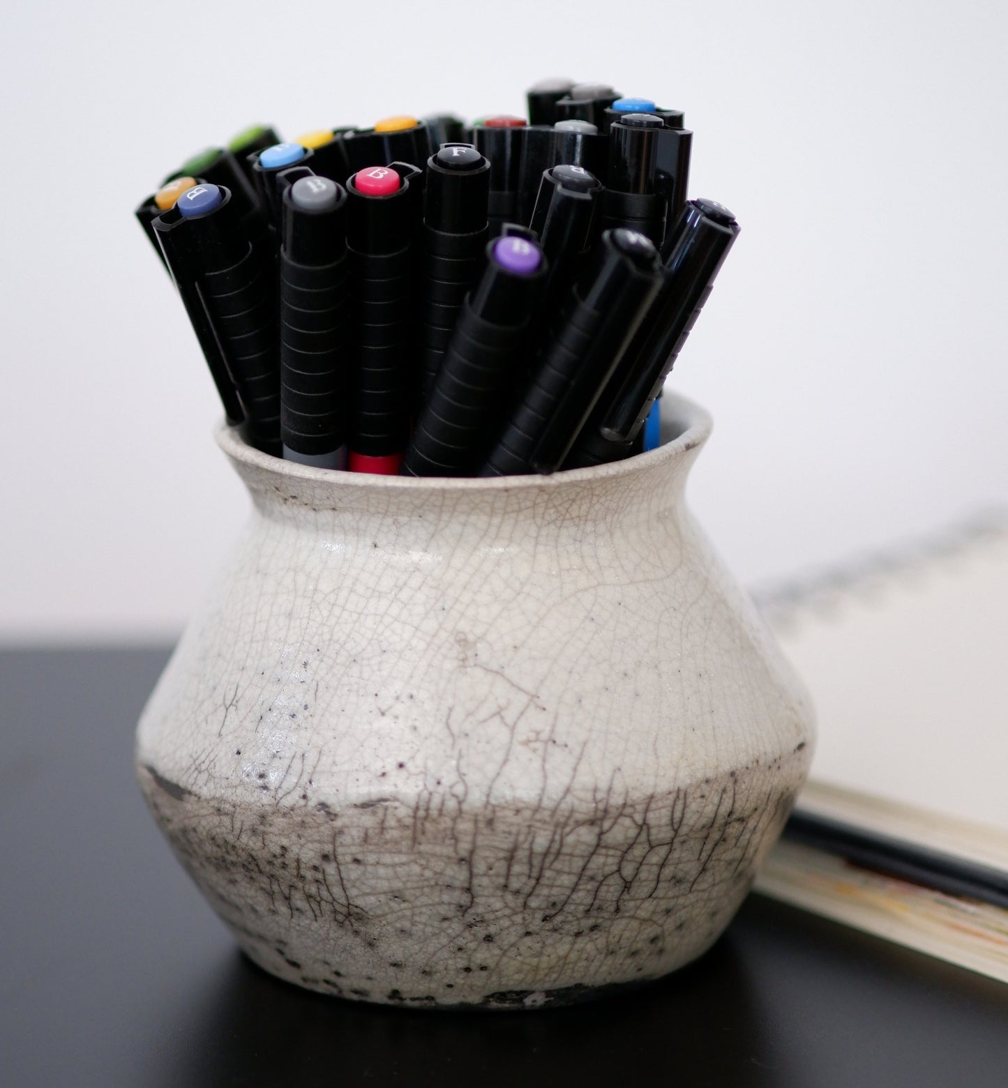 Angular White Vase