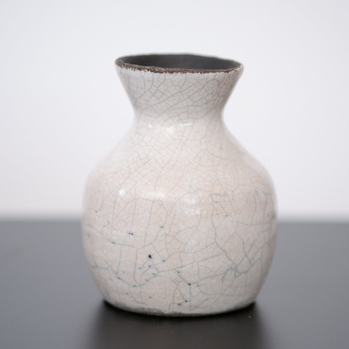 Tall White Angular Vase