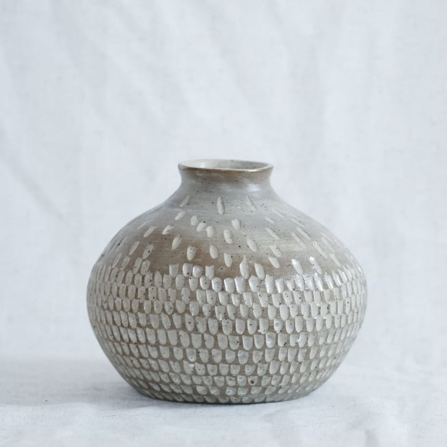 Carved Lumpy Vase