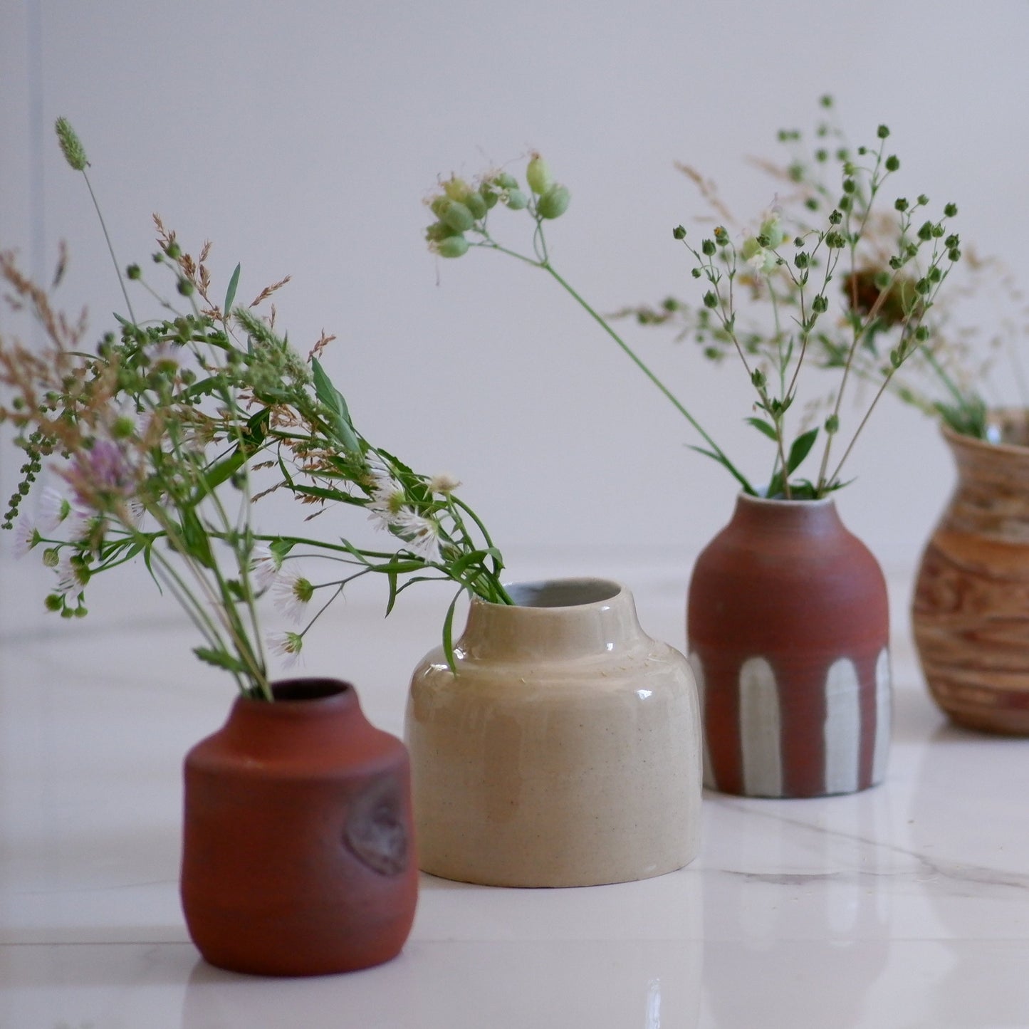 Glossy White Boxy Vase