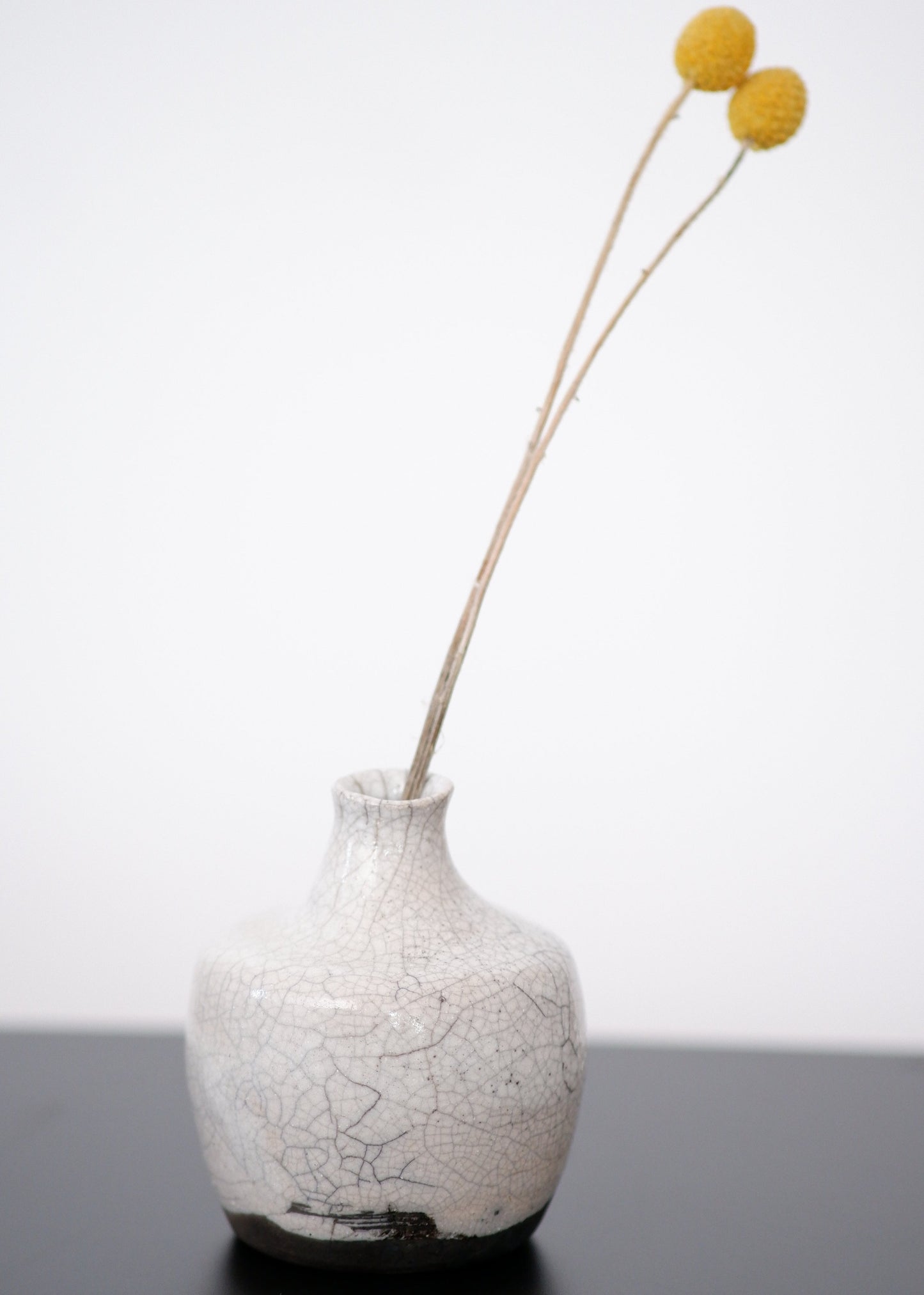 White Belly Bud Vase