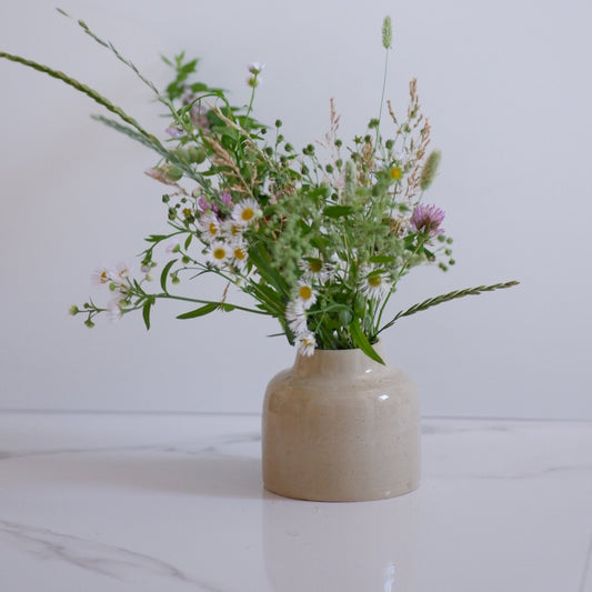 Glossy White Boxy Vase