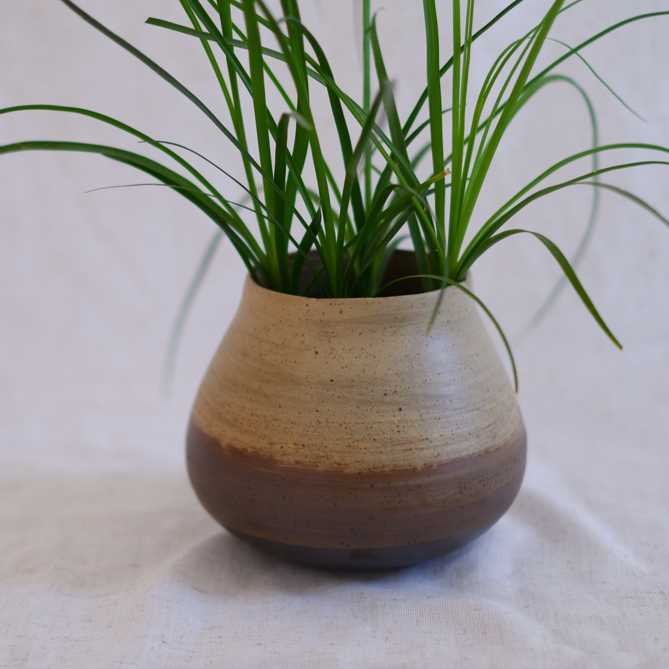 Mustard Bronze Plant Pot Cover