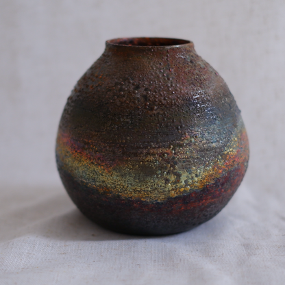 Vase iridescent bombe