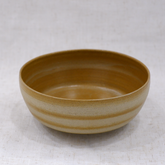 Mustard Zebra Bowl