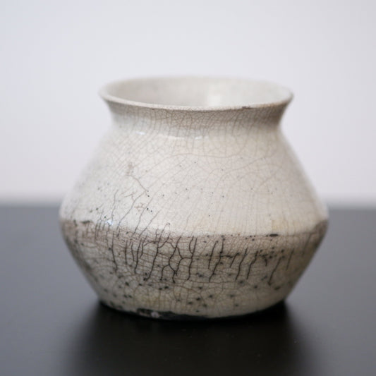 Angular White Vase