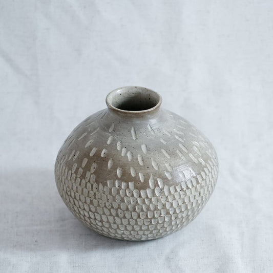 Carved Lumpy Vase