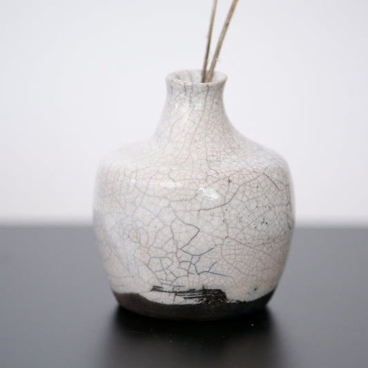 White Belly Bud Vase